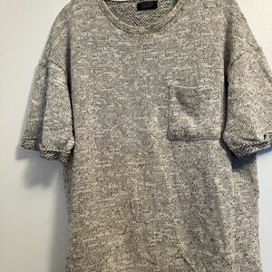 Zara Textured Cotton Short Sleeve  Top😊🥰